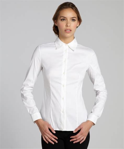 prada shirts womens button up|Prada shirts for women.